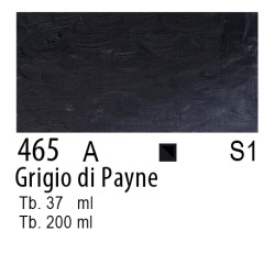 465 - Winsor & Newton Olio Winton Grigio di Payne