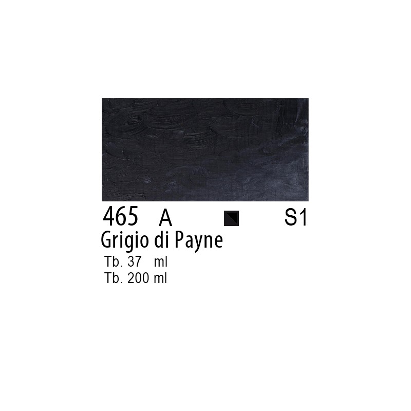 465 - Winsor & Newton Olio Winton Grigio di Payne