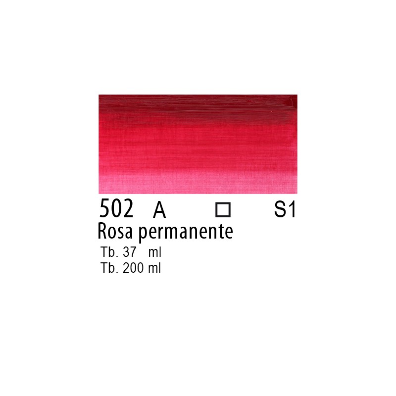 502 - Winsor & Newton Olio Winton Rosa permanente
