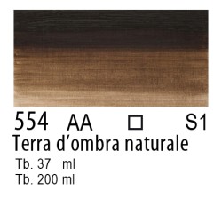 554 - Winsor & Newton Olio Winton Terra d'ombra naturale