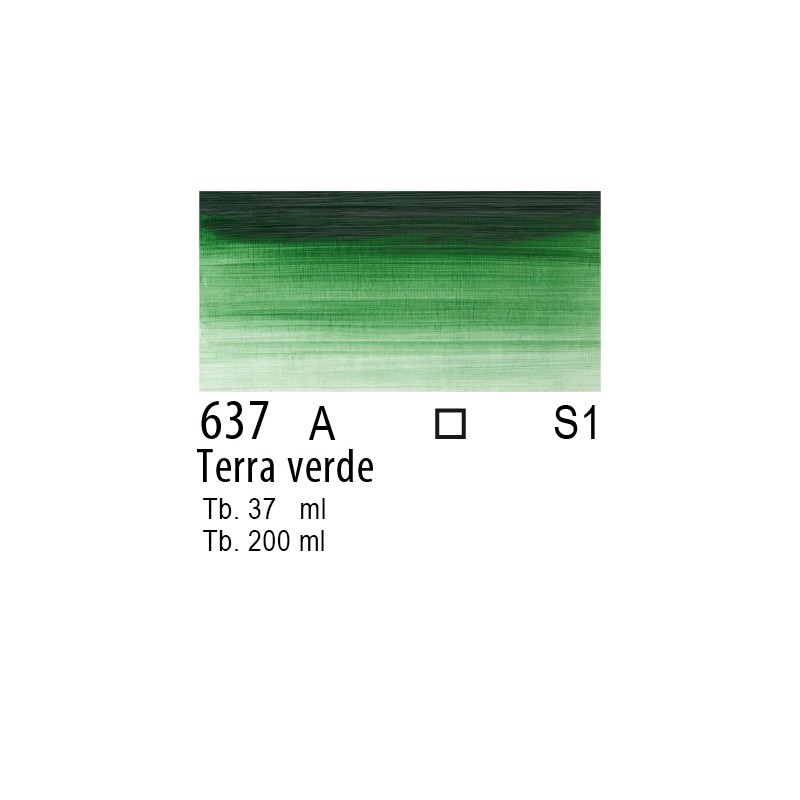 637 - Winsor & Newton Olio Winton Terra verde