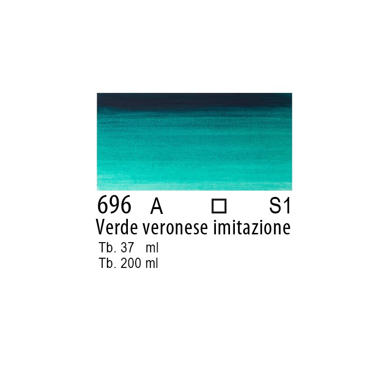 696 - Winsor & Newton Olio Winton Verde veronese imitazione