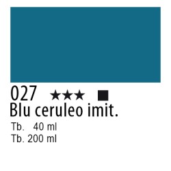 027 - Lefranc Olio Fine Blu ceruleo imitazione