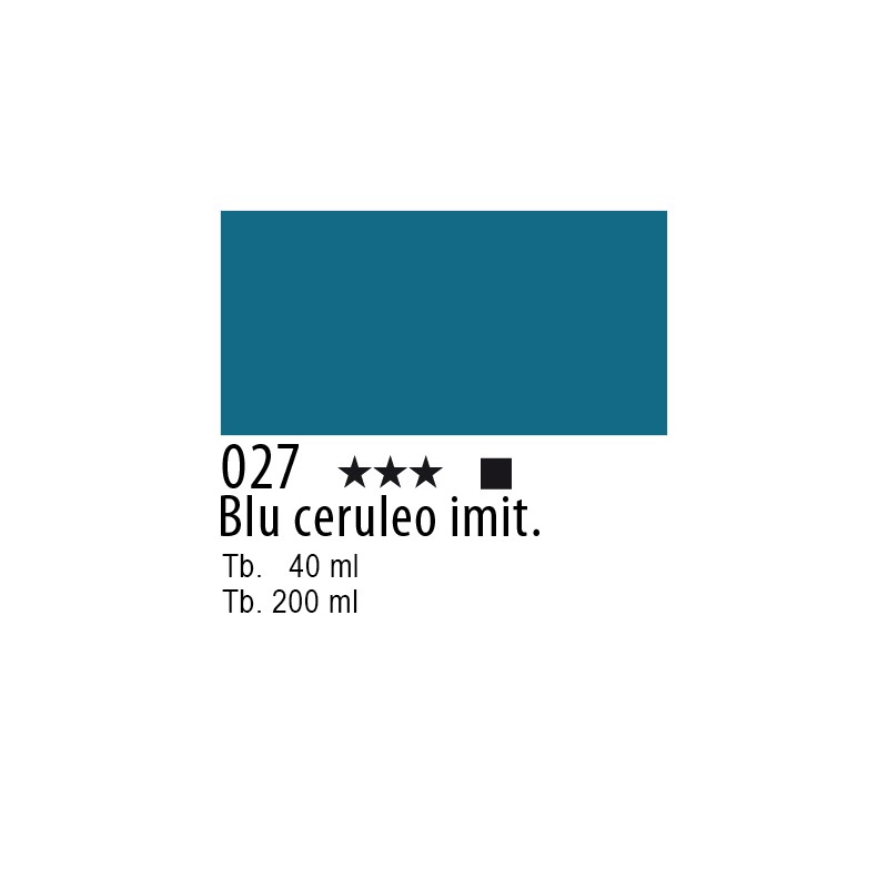 027 - Lefranc Olio Fine Blu ceruleo imitazione