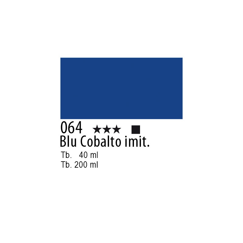 064 - Lefranc Olio Fine Blu cobalto imit