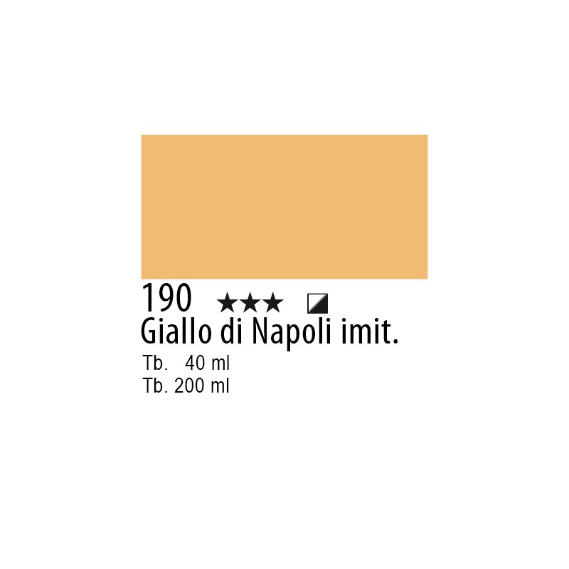 190 - Lefranc Olio Fine Giallo di napoli imitazione