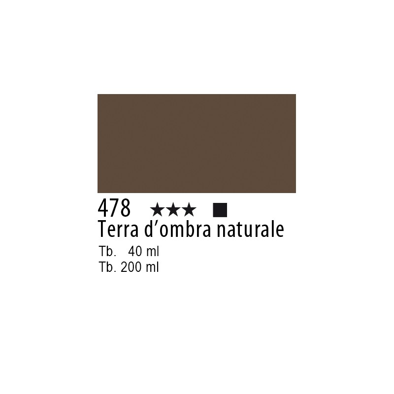 478 - Lefranc Olio Fine Terra d'ombra naturale