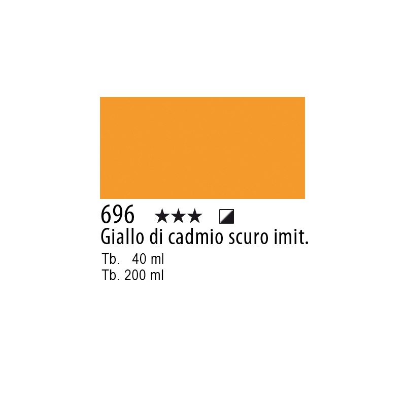 696 - Lefranc Olio Fine Giallo di cadmio scuro imitazione