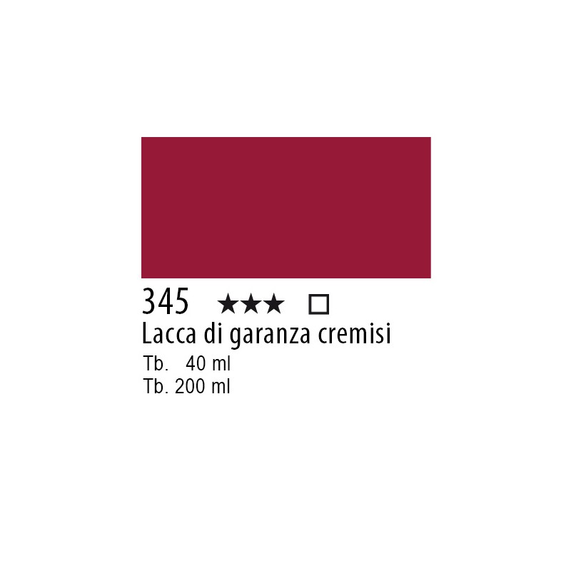 345 - Lefranc Olio Fine Lacca di garanza cremisi