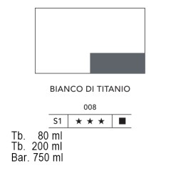 008 - Lefranc acrilico fine bianco di titanio
