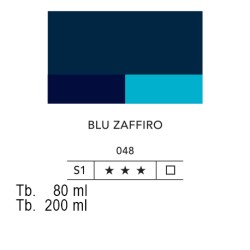 048 - Lefranc acrilico fine blu zaffiro