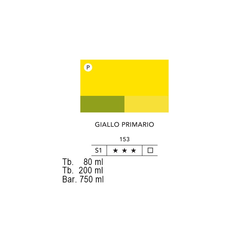 153 - Lefranc acrilico fine giallo primario