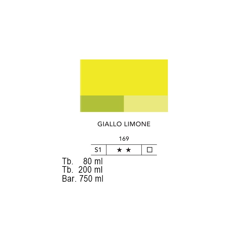 169 - Lefranc acrilico fine giallo limone