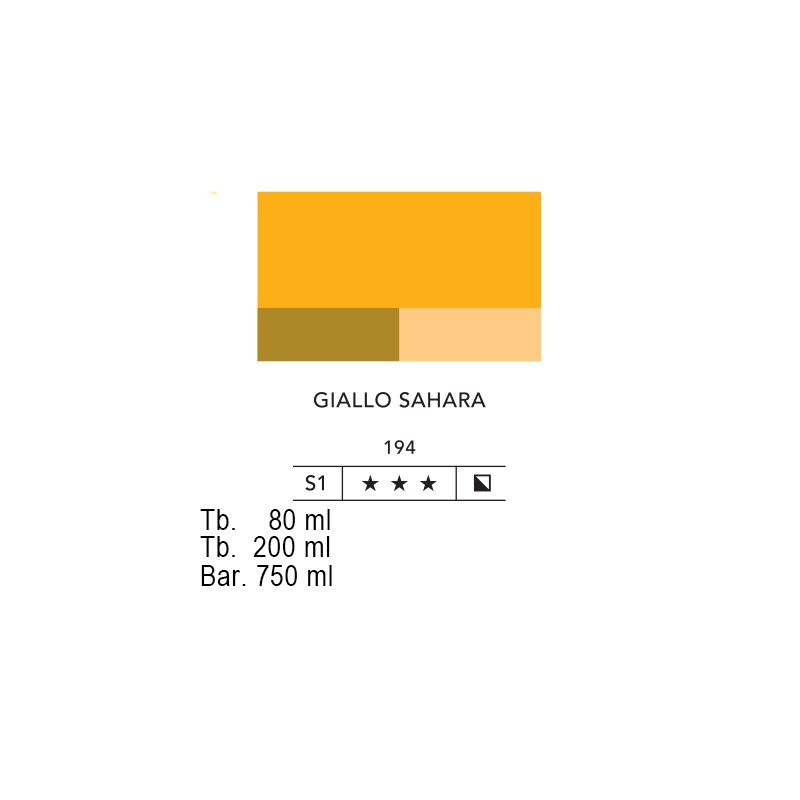 194 - Lefranc acrilico fine giallo sahara