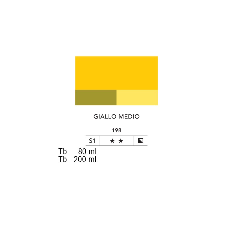 198 - Lefranc acrilico fine giallo medio