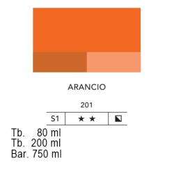 201 - Lefranc acrilico fine arancio
