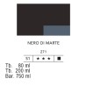 271 - Lefranc acrilico fine nero di marte