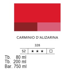 328 - Lefranc acrilico fine carminio d'alizarina