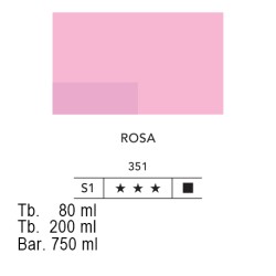 351 - Lefranc acrilico fine rosa