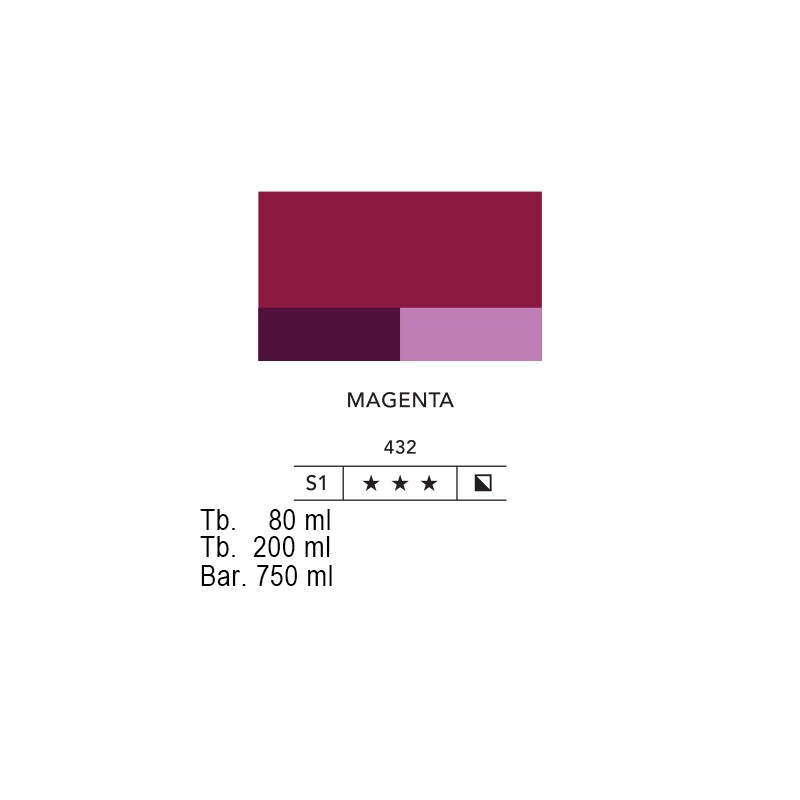 432 - Lefranc acrilico fine magenta