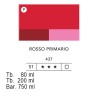 437 - Lefranc acrilico fine rosso primario