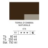 478 - Lefranc acrilico fine terra d'ombra naturale