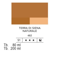 482 - Lefranc acrilico fine terra di siena naturale