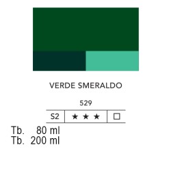 529 - Lefranc acrilico fine verde smeraldo