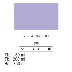 659 - Lefranc acrilico fine viola pallido