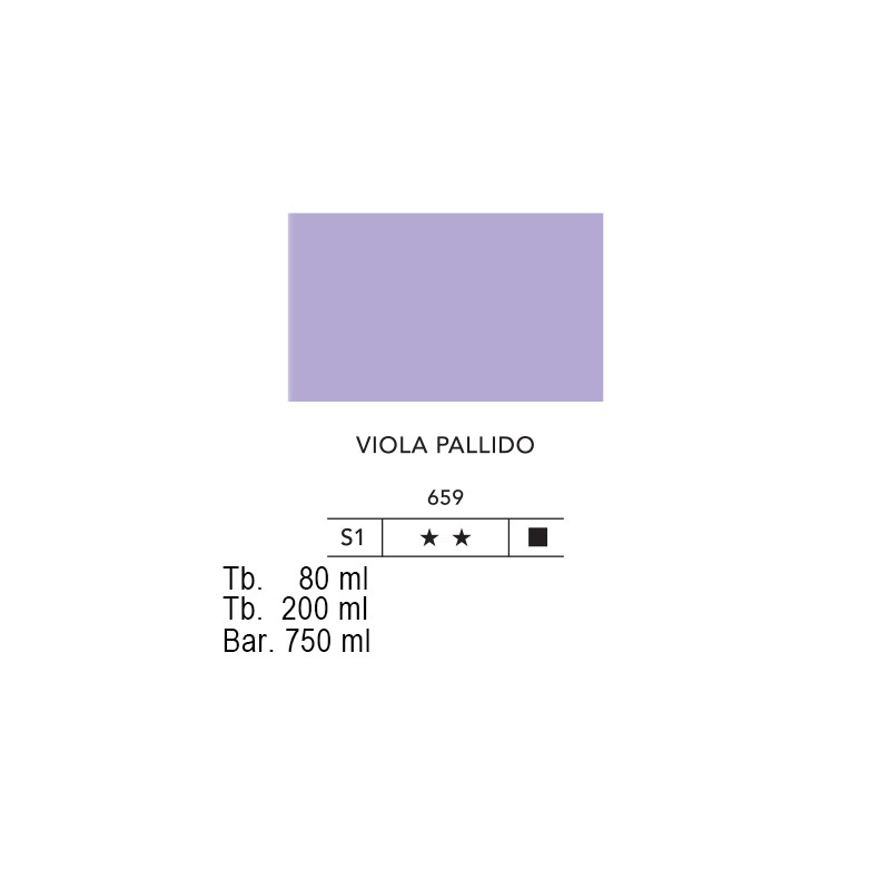 659 - Lefranc acrilico fine viola pallido