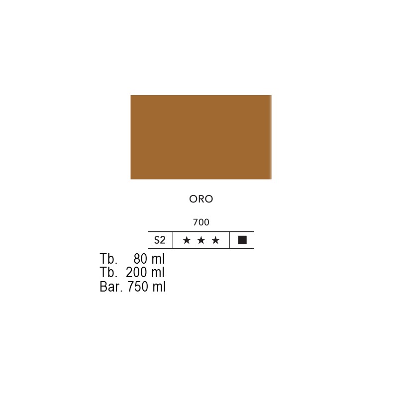 700 - Lefranc acrilico fine oro