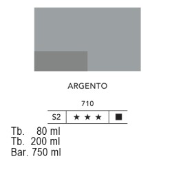 710 - Lefranc acrilico fine argento