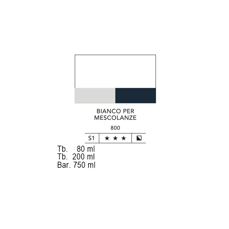 800 - Lefranc acrilico fine bianco per mescolanze
