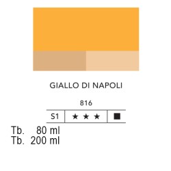816 - Lefranc acrilico fine giallo di napoli