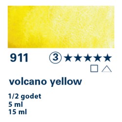 911 - Schmincke Acquerello Horadam Supergranulato giallo vulcano