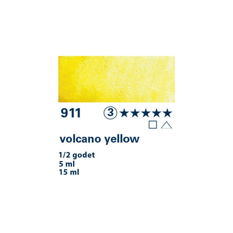 911 - Schmincke Acquerello Horadam Supergranulato giallo vulcano