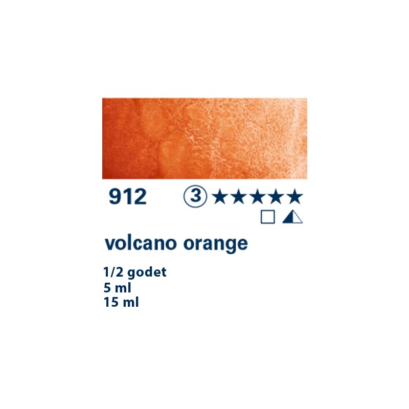 912 - Schmincke Acquerello Horadam Supergranulato arancione vulcano