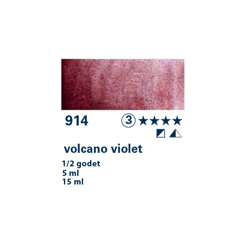 914 - Schmincke Acquerello Horadam Supergranulato viola vulcano