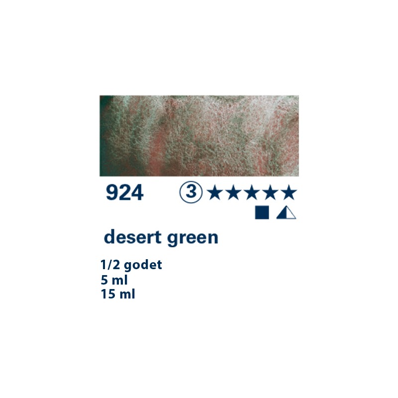924 - Schmincke Acquerello Horadam Supergranulato verde deserto