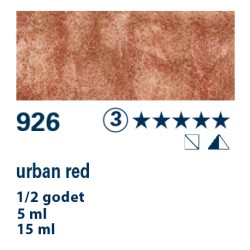 926 - Schmincke Acquerello Horadam Supergranulato rosso urban