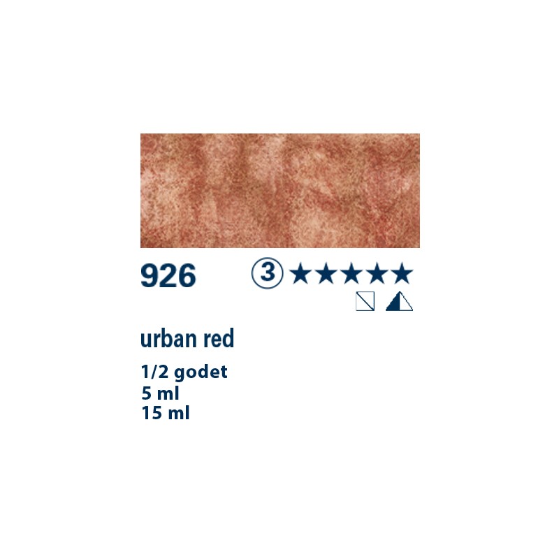 926 - Schmincke Acquerello Horadam Supergranulato rosso urban