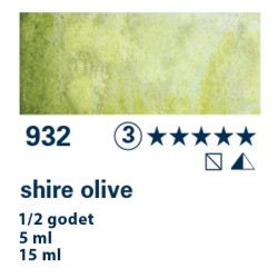 932 - Schmincke Acquerello Horadam Supergranulato oliva palude