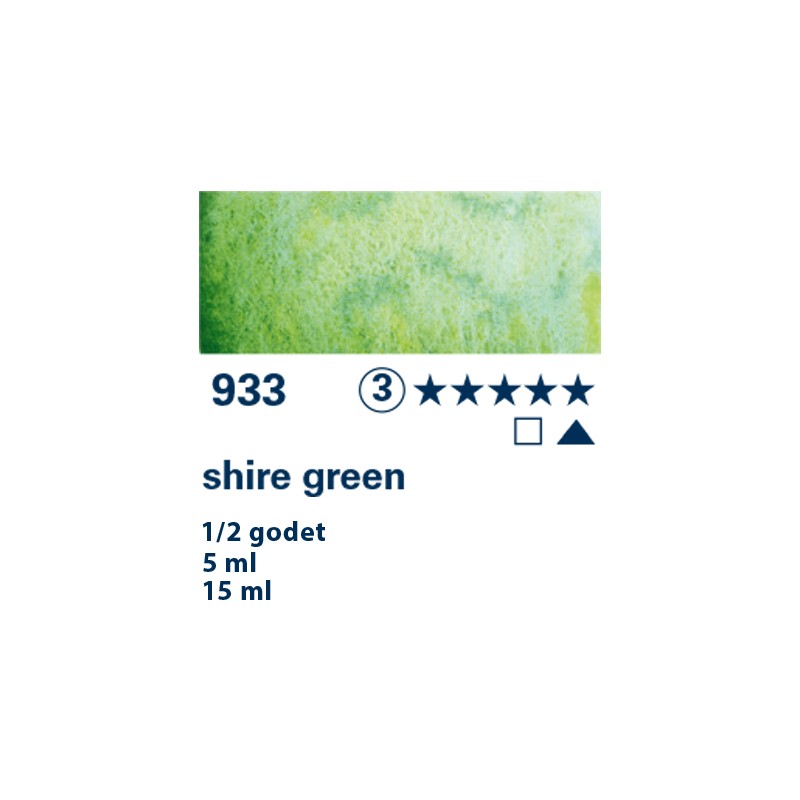 933 - Schmincke Acquerello Horadam Supergranulato verde palude