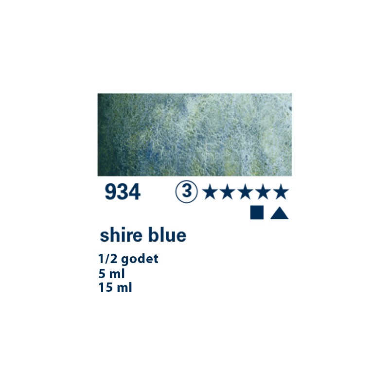 934 - Schmincke Acquerello Horadam Supergranulato blu palude