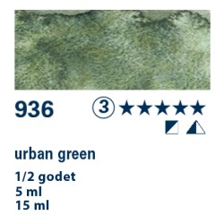 936 - Schmincke Acquerello Horadam Supergranulato verde urban