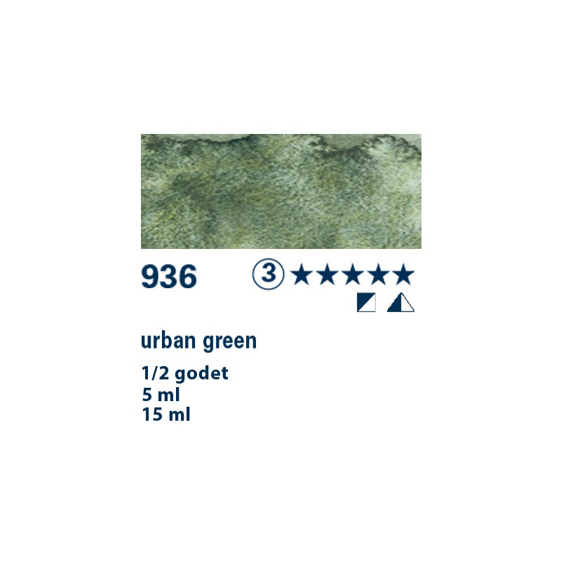 936 - Schmincke Acquerello Horadam Supergranulato verde urban