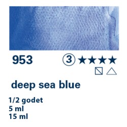 953 - Schmincke Acquerello Horadam Supergranulato blu mare profondo