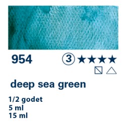 954 - Schmincke Acquerello Horadam Supergranulato verde mare profondo