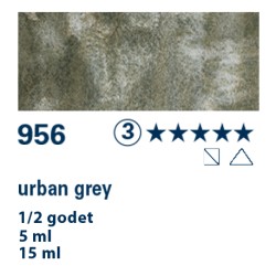 956 - Schmincke Acquerello Horadam Supergranulato grigio urban