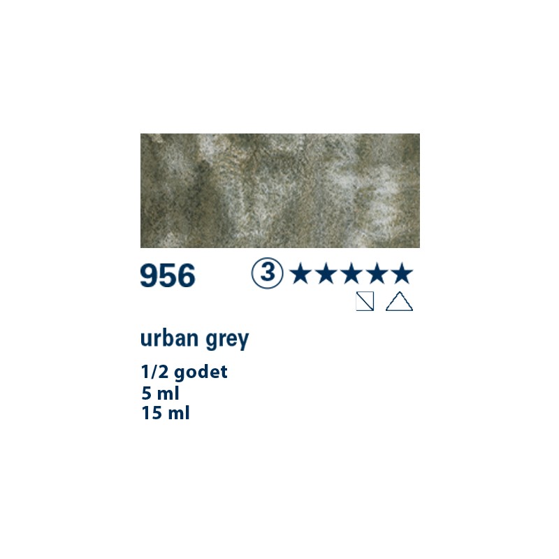 956 - Schmincke Acquerello Horadam Supergranulato grigio urban